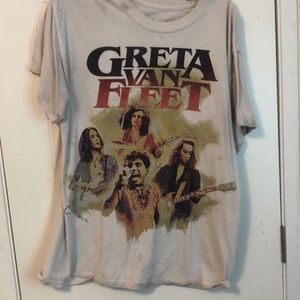 Greta Van Fleet Cream Colored Graphic 